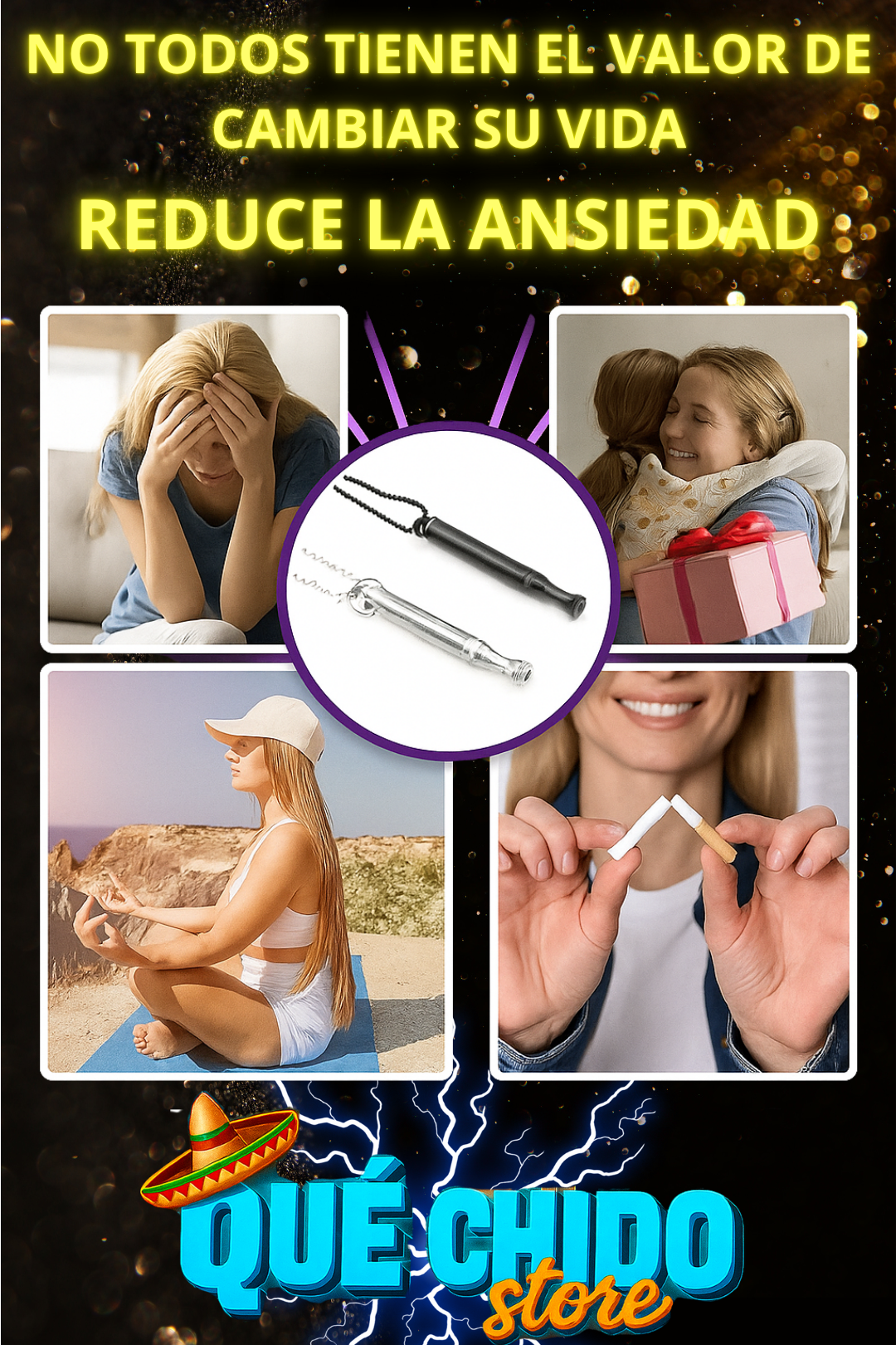 🚨Deja de fumar antes que sea tarde🚭 – Collar Silbato ¡edición limitada!⚡