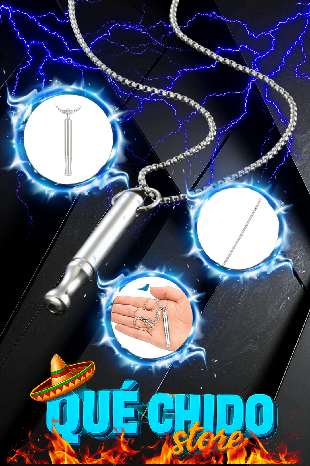 🚨Deja de fumar antes que sea tarde🚭 – Collar Silbato ¡edición limitada!⚡